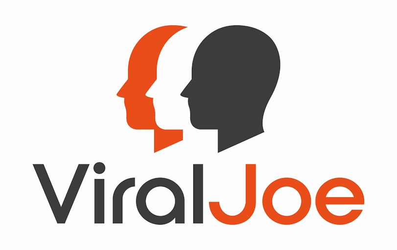 Viral Joe Logo On White